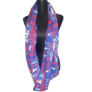 Forever Collectables Texas Rangers infinity scarf